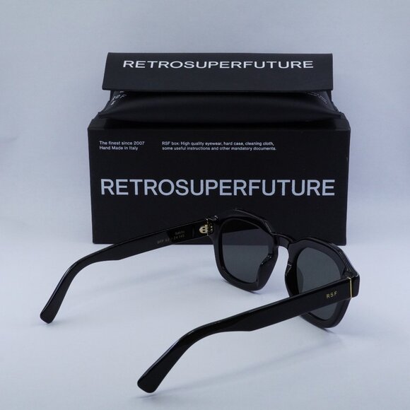 Final Price! RetroSuperFuture SALUTO BLACK 9FP Sunglasses - Picture 11 of 11